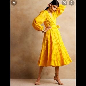 Banana Republic Stampa Wrap cotton dress